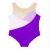 FEESHOW Gymnastics Leotards for Girls Sparkle Metallic Athletic Clothes Activewear One-Piece Skating Jumpsuit Purple 8 Years view 4