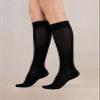COTTON DAY Women's Soft Combed Cotton Knee High Long Calf Dress Socks Seamless Toe Shoe Size 9-11 Black view 2