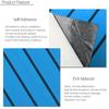SaWaUto EVA Foam Teak Sheet Marine Flooring, 35.4"X94.5" Yacht Synthetic RV Swimming Pool Boat Decking Self-Adhesive Pad (Blue with Black Stripes) view 2