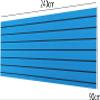 SaWaUto EVA Foam Teak Sheet Marine Flooring, 35.4"X94.5" Yacht Synthetic RV Swimming Pool Boat Decking Self-Adhesive Pad (Blue with Black Stripes) view 3