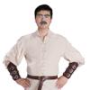 2 Sets Old Man Eyebrow and Mustache Set, Lystaii 100 Days of School Custome Accessories Bushy Stick On Fake Eyebrows and Moustache Kit for Old Man Dress Up, Grandpa Costume Accessories for Men, Women view 4