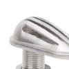 HERCHR Stainless Steel Thru-Hull Fittings, 316 Marine Boat Intake Strainer Thru-Hull Fittings Inlet Filter Scoop 1/2 Boat Plumbing Fittings Hose Thru Drain Connector for Boats, Yachts, Marine view 4