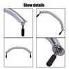 DYK&NX Stainless Steel Grab Bar, Marine Handrail Handle Grip, 8-9-12 inch Handle Handrail Boat Safety Grab Bar, Steel Safety Support Rail, for Boat Hatch Yacht Bathroom Marine (Size : 8 inches) view 4