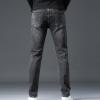 Skinny Slim Fit Jeans for Men Classic Retro Comfy Stretch Denim Pants Casual Vintage Washed Tapered Leg Jean (Black,35) view 2