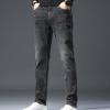 Skinny Slim Fit Jeans for Men Classic Retro Comfy Stretch Denim Pants Casual Vintage Washed Tapered Leg Jean (Black,35) view 3