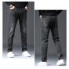 Skinny Slim Fit Jeans for Men Classic Retro Comfy Stretch Denim Pants Casual Vintage Washed Tapered Leg Jean (Black,35) view 4