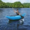 Bestway Hydro-Force Cove Champion | 1 Person Inflatable Kayak Set with Hand Pump, Paddles, Carry Bag, Blue, Blue, Grey, 275 x 81 x 45 cm view 2