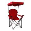 LET'S CAMP Camp Chair with Shade Canopy Folding Camping Recliner Chair with Carry Bag for Outdoor Camping Hiking Beach, Heavy Duty 350 LBS view 1