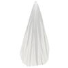 White Bridal Wedding Veil, Extra-Long Lace Veil Single White for Bridal, Wedding Essentials 0.8 Meters Hair Comb for view 1