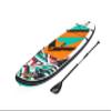 Hydro-Force Inflatable Stand Up Paddle Board | Complete Set with Hand Pump, Travel Bag and Built-in Window, 10FT, Breeze Panorama view 2