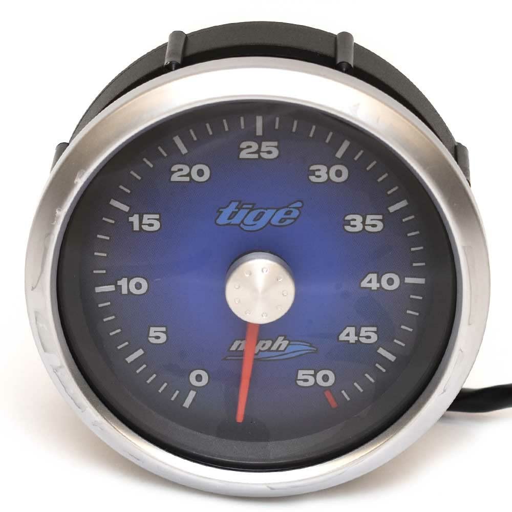 Faria Marine Boat Speedometer Gauge SE0560A | Tige 3 1/4 Inch Blue