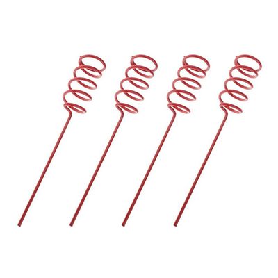 4pcs Fishing Rod Holders Bank Fishing Pole Holder Spiral Rod Stand Fish Pole Ground Support Bracket