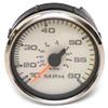 Faria Marine Boat Oversized Speedometer Gauge SE9210A | 4 1/4 Inch Silver view 1