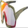 ALPINA Mirrored, Polarized & Photochromatic Cycling Glasses For Men & Women, 100% UV Protection, ROCKET QV, olive matt, one size view 1