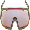 ALPINA Mirrored, Polarized & Photochromatic Cycling Glasses For Men & Women, 100% UV Protection, ROCKET QV, olive matt, one size view 2