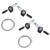 LIOOBO Bicycle Thumb Shifter Bicycle Bike Left Right Brake Lever Shifter Set Professional EF51-7 3x7/ 8 21/ 24Speed MTB 2 Pairs view 1