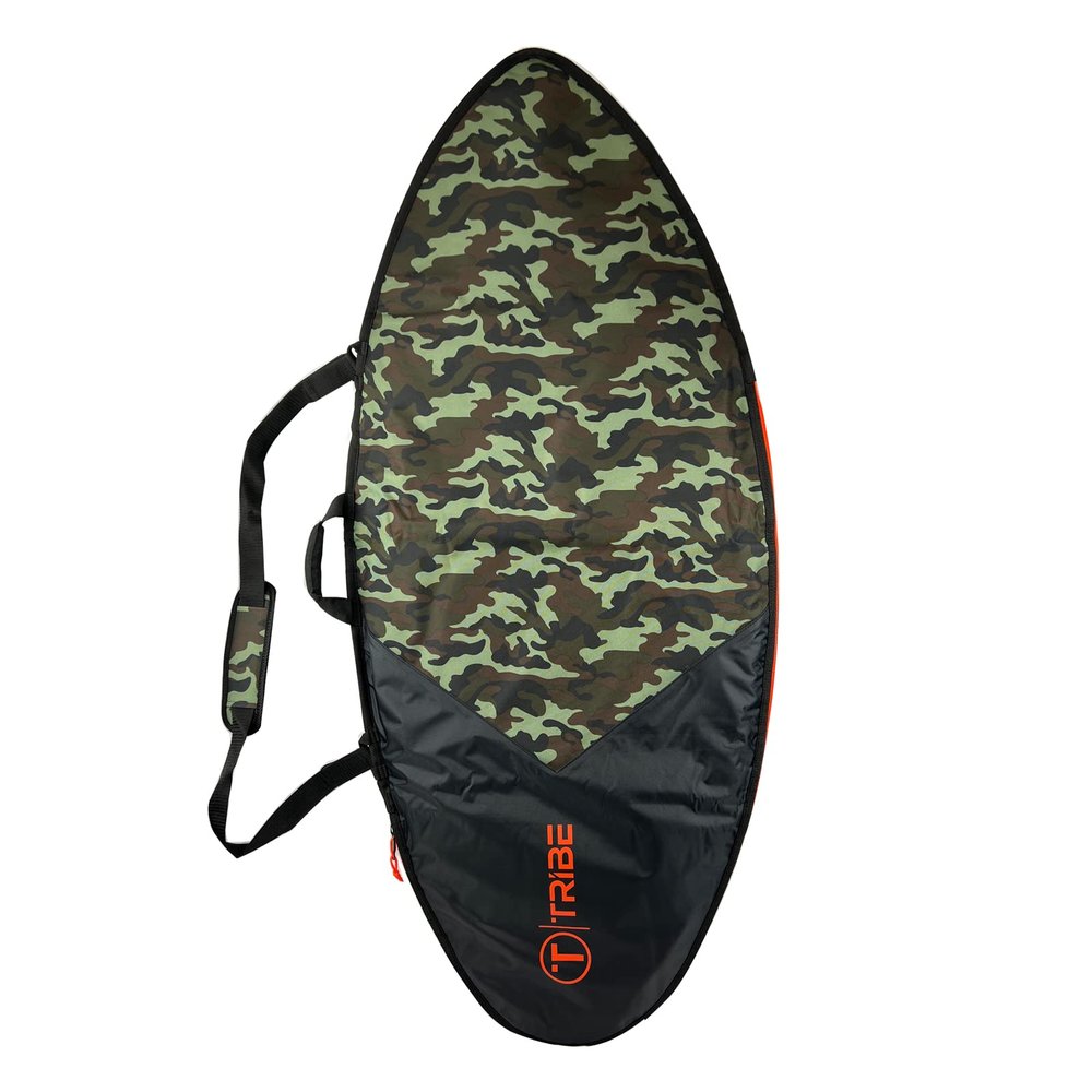 Tribe Boards Padded 46" Travel Skimboard Bag - Green Camo