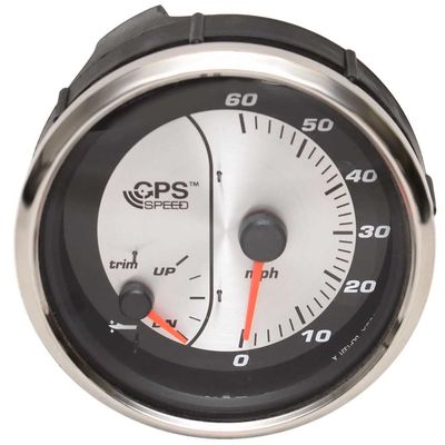 Faria Pontoon Boat Multi-Function Gauge GSC070A | Speedometer Trim 4 1/4 Inch