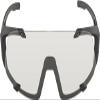 ALPINA Hydrophobic, Anti-fog Cycling Glasses For Men & Women, 100% UV Protection, HWK, black matt, one size view 2