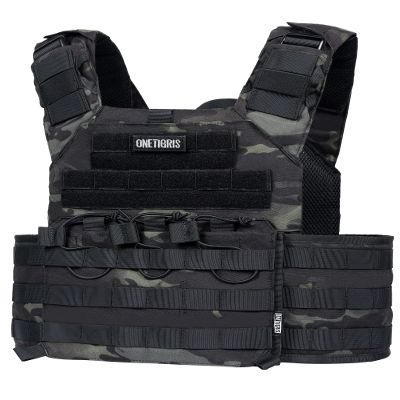 OneTigris DOOM Tactical Vest, Adjustable Airsoft Vest MOLLE Vest for Men