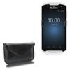 BoxWave Case Compatible with Zebra TC51-HC - Elite Leather Messenger Pouch, Synthetic Leather Cover Case Envelope Design - Jet Black view 1