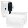 BoxWave Case Compatible with Tecno Spark 3 - Elite Leather Messenger Pouch, Synthetic Leather Cover Case Envelope Design - Ivory White view 2