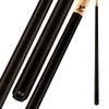 Viking B2202 2 Piece 58" Pool Cue Stick, Midnight Black, 19oz, Made in The USA, Billiard Cue Stick, Bar or House Use for Men and Women view 1