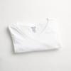 IZOD Mens Undershirts - 4 Pack Lightweight Breathable Cotton Mens Shirts Crew Neck & V Neck Undershirts for Men (Sizes: S-XL), Size Medium, All White - Vneck view 4