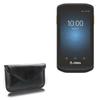 BoxWave Case Compatible with Zebra TC25 - Elite Leather Messenger Pouch, Synthetic Leather Cover Case Envelope Design - Jet Black view 1