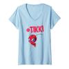 Womens Miraculous Ladybug Kwamis Collection Tikki power V-Neck T-Shirt view 1