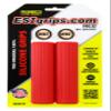 Ribbed Extra Chunky ESI Grips (Red) view 1