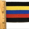 BBTRIMSANDRIBBON 2" Striped Polyester Cotton Webbing - 5 Continuous Yards! Many Colors! ((B)) view 3