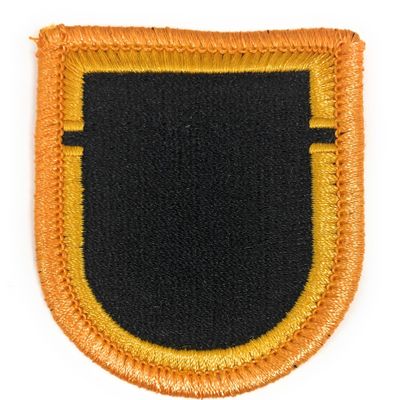 509TH INFANTRY 1ST BN YELLOW GOLD BORDER FLASH