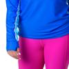 Tuga Women's Snorkel Hooded Top, UPF 50+, Made in USA, Royal/Hawaii, 3XL view 4