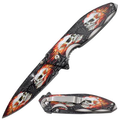 Snake Eye Tactical Fantasy Printed Assist knife