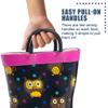 NORTY Rubber Rain Boots for Kids - Waterproof Rubber Boots Boys and Girls Solid & Printed Rainboots for Toddlers and Kids - Unicorn Navy Pink view 3