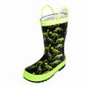 NORTY Rubber Rain Boots for Kids - Waterproof Rubber Boots Boys and Girls Solid & Printed Rainboots for Toddlers and Kids - Dinosaur Bones view 4