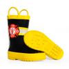 NORTY Rubber Rain Boots for Kids - Waterproof Rubber Boots Boys and Girls Solid & Printed Rainboots for Toddlers and Kids - Fire Chief view 3
