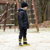 NORTY Rubber Rain Boots for Kids - Waterproof Rubber Boots Boys and Girls Solid & Printed Rainboots for Toddlers and Kids - Fire Chief view 4