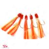 20pcs Fish WOW! Fishing Shrimp Flying 5/0 Hook Unrigged White Red Yellow Krystal Flash - 4 Packs view 4