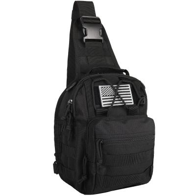 BOMTURN Tactical Bag Military Sling Backpack : Tactical Sling Bag Shoulder Bags for Men Women CCW EDC Bags Fishing Backpacks Outdoor