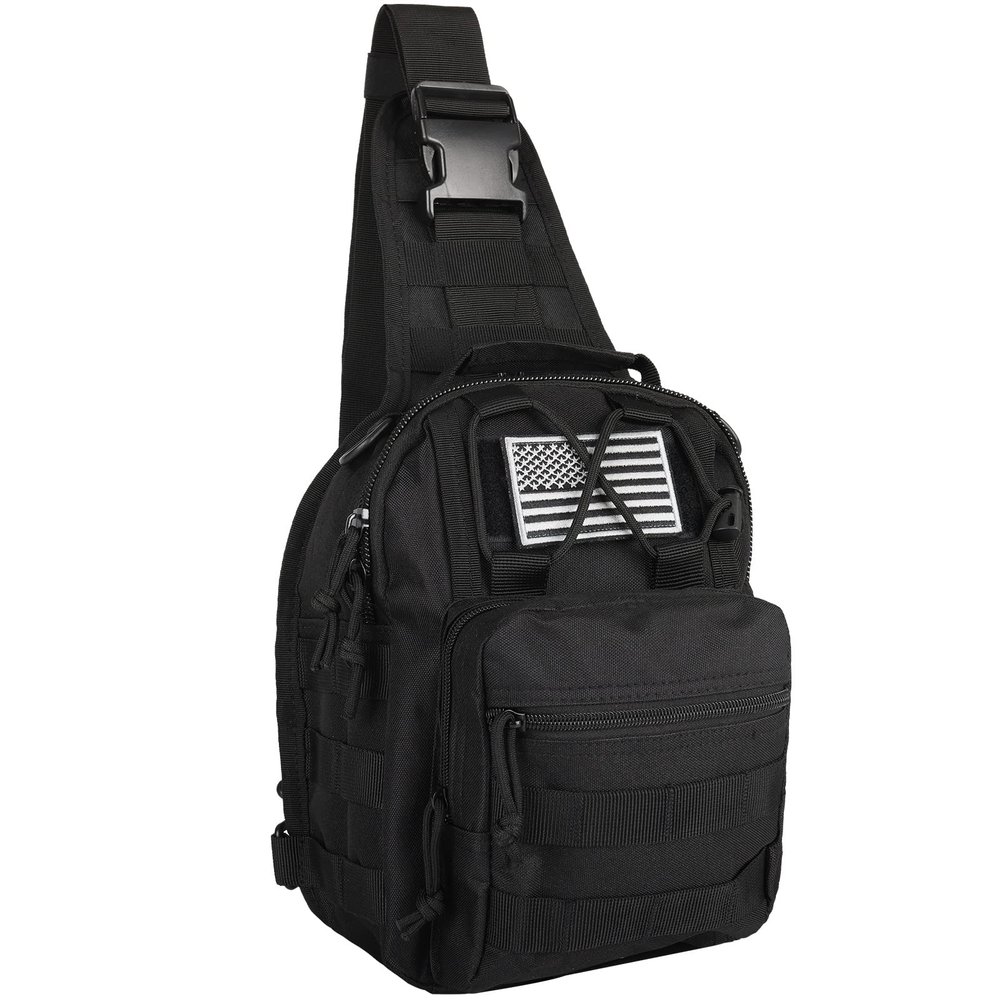 BOMTURN Tactical Bag Military Sling Backpack : Tactical Sling Bag Shoulder Bags for Men Women CCW EDC Bags Fishing Backpacks Outdoor