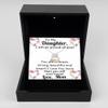 Love Dancing Necklace Luxury Box Mother Daughter Necklace for Women Daughter Graduation Gifts from Mom Mom/Dad Birthday for Teen view 1