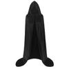 LMYOVE Velvet Cloak, Hooded Cape for Men & Women Christmas Halloween Dress up (80 cm/31.50 inch,Wine Red) view 1