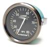 Teleflex Boat Speedometer 63268 | Stratos 3 1/4 Inch Pewter Black view 1
