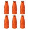 NOLITOY 6 Pack Bicycle Presta Valve Cap, Aluminum Alloy Bike Tire Valve Caps Air Covers, Used on Presta French Valve Stem Caps for MTB, Mountain Bike, Road Bike, Bicycles view 1