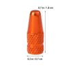 NOLITOY 6 Pack Bicycle Presta Valve Cap, Aluminum Alloy Bike Tire Valve Caps Air Covers, Used on Presta French Valve Stem Caps for MTB, Mountain Bike, Road Bike, Bicycles view 3