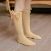 Length Knee-High Kids Toddler Baby Girls Princess Socks Mid-Calf Stockings Solid Sock Dinosaur (Beige, 18-36 Months) view 4