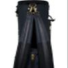 Classic Style Golf Vintage Canvas & Leather Stand Bag Black view 4