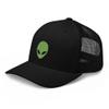 Alien Hat - Alien Stuff, Alien Hats for Men, Space Themed, UFO Hats for Men, Cap UFO, Trucker Hat Mesh Cap Black view 4